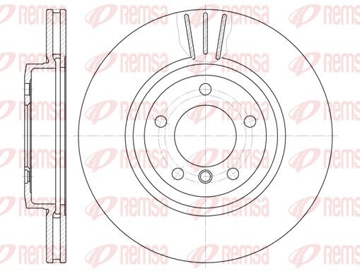 REMSA 6598.10 Brake Disc