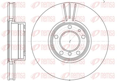 Brake Disc REMSA 6599.10