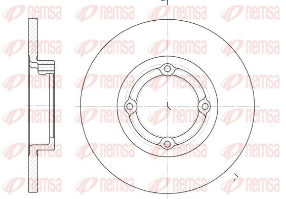REMSA 6606.00 Brake Disc