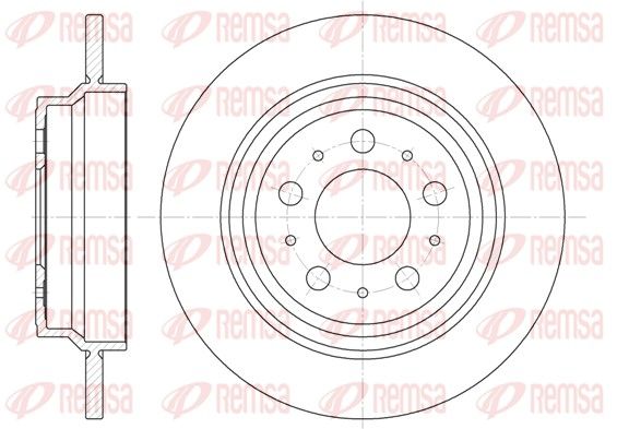 REMSA 6620.00 Brake Disc