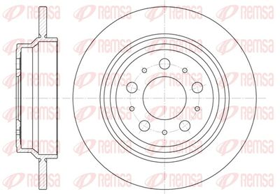 Brake Disc REMSA 6620.00