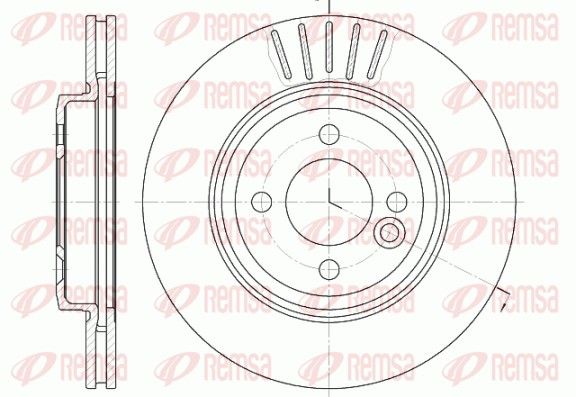 REMSA 6624.10 Brake Disc
