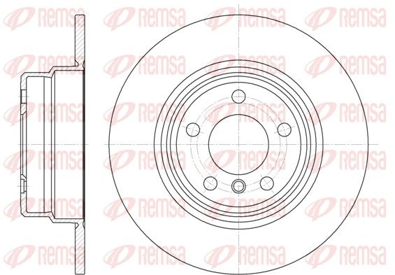 REMSA 6632.00 Brake Disc