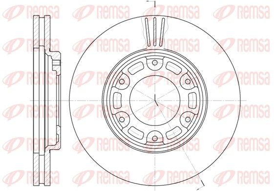 REMSA 6634.10 Brake Disc