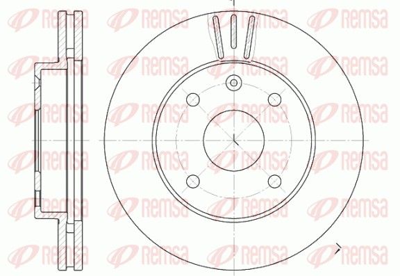 REMSA 6656.10 Brake Disc