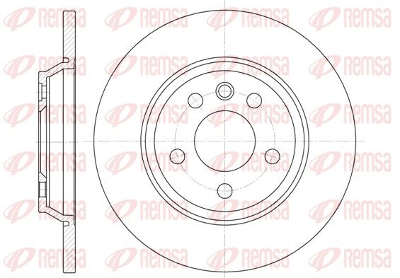 REMSA 6659.00 Brake Disc