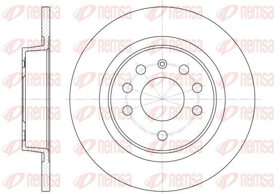 REMSA 6688.00 Brake Disc