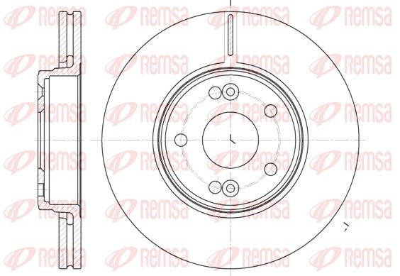 REMSA 6697.10 Brake Disc