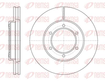 Brake Disc REMSA 6702.10