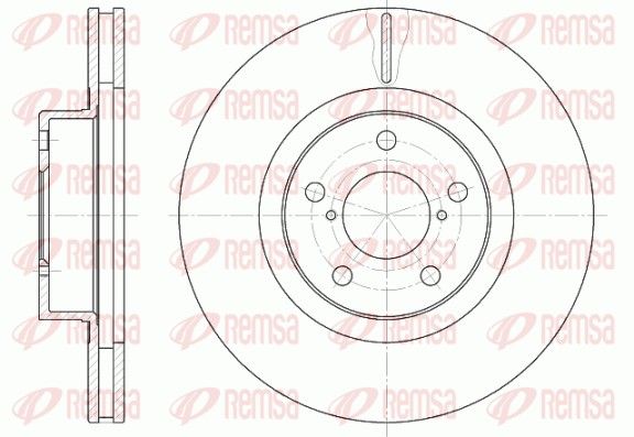 REMSA 6715.10 Brake Disc