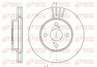 Brake Disc REMSA 6742.10
