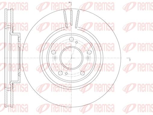 REMSA 6763.10 Brake Disc