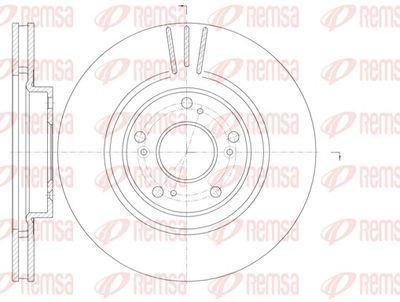 Brake Disc REMSA 6763.10