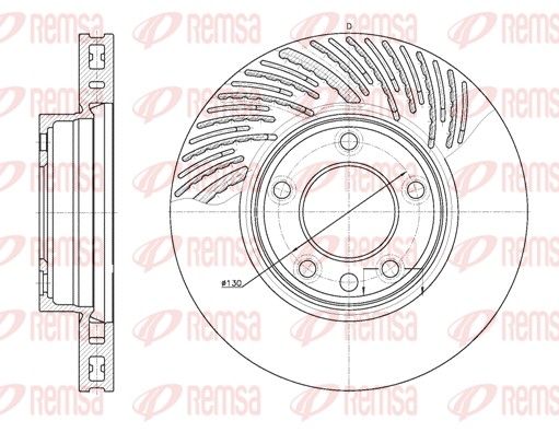 REMSA 6773.10 Brake Disc