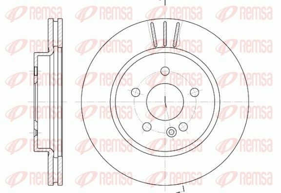 REMSA 6782.10 Brake Disc