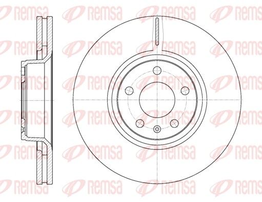 REMSA 6807.10 Brake Disc