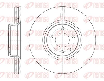 Brake Disc REMSA 6807.10