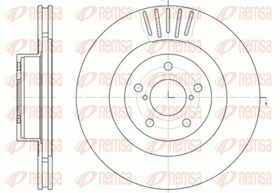 Brake Disc REMSA 6816.10