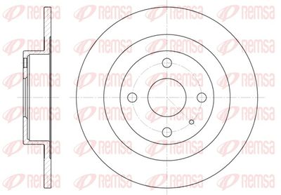 Brake Disc REMSA 6833.00