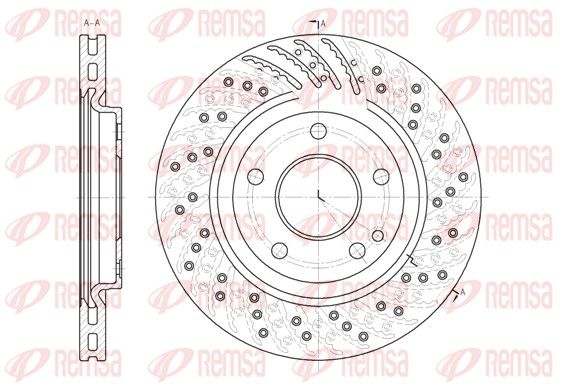 REMSA 6859.10 Brake Disc