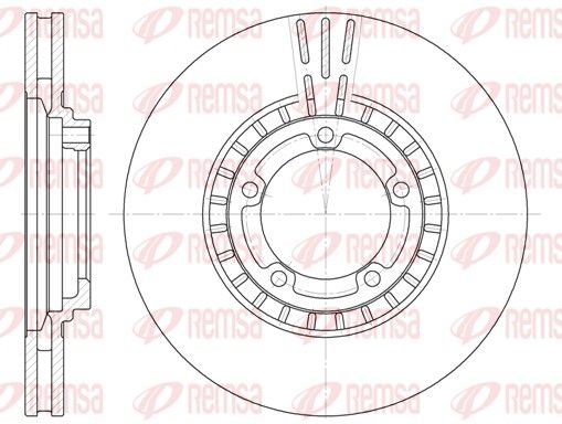REMSA 6884.10 Brake Disc