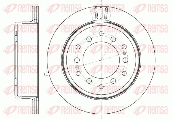 REMSA 6956.10 Brake Disc