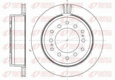 Brake Disc REMSA 6956.10