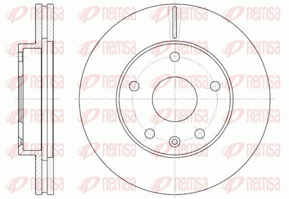 REMSA 6960.10 Brake Disc