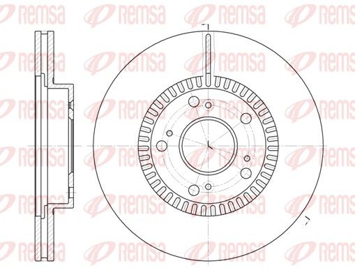 REMSA 6962.10 Brake Disc