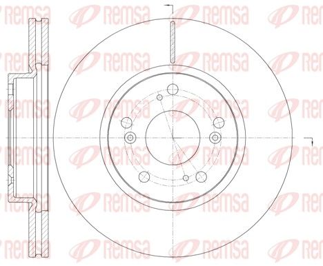REMSA 6986.10 Brake Disc