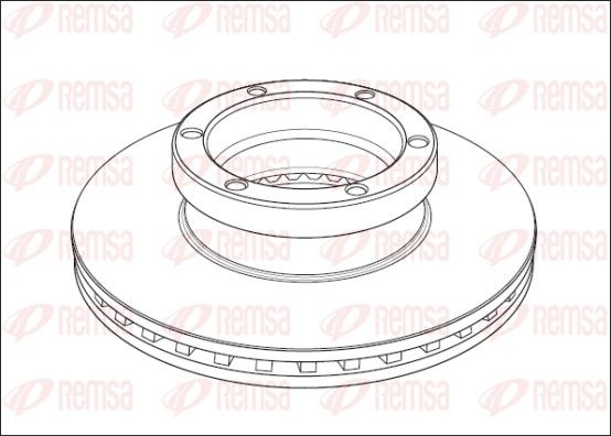 REMSA NCA1004.20 Brake Disc