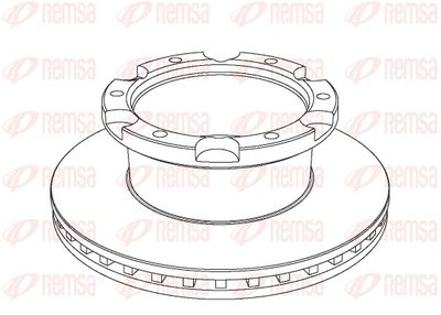 Brake Disc REMSA NCA1036.20