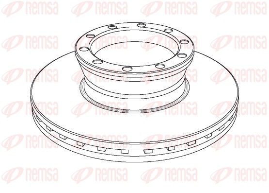 REMSA NCA1041.20 Brake Disc