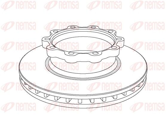 REMSA NCA1047.20 Brake Disc