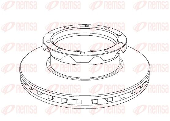REMSA NCA1050.20 Brake Disc