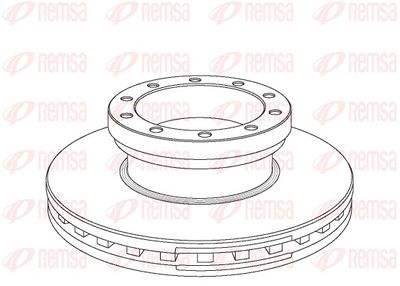 Brake Disc REMSA NCA1070.20