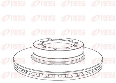 Brake Disc REMSA NCA1071.20