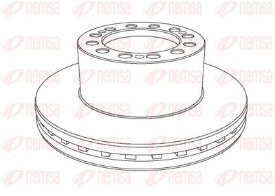 Brake Disc REMSA NCA1109.20