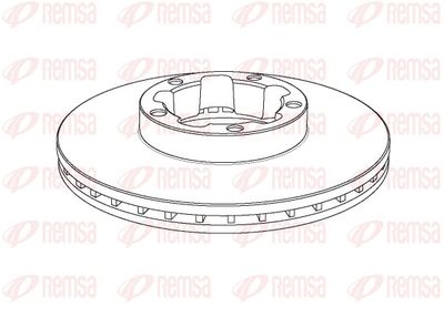 Brake Disc REMSA NCA1148.20