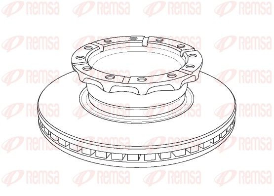 REMSA NCA1158.20 Brake Disc