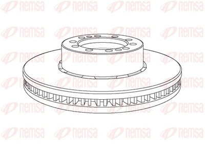 Brake Disc REMSA NCA1169.20