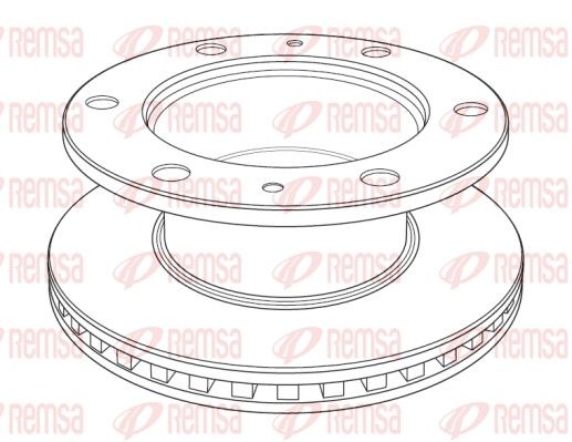 REMSA NCA1220.20 Brake Disc