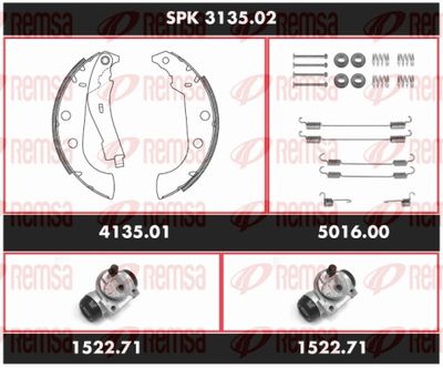 Brake Kit, drum brake REMSA SPK 3135.02