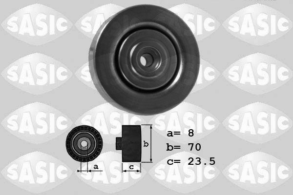 SASIC 1626068 Deflection/Guide Pulley, V-ribbed belt