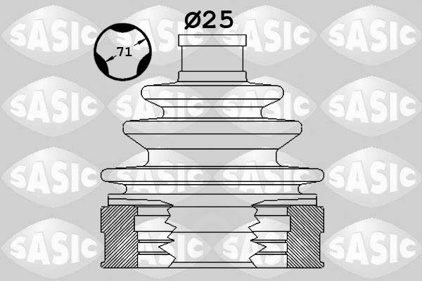 SASIC 1904055 Bellow Kit, drive shaft
