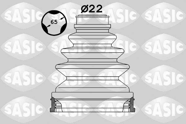 SASIC 1906018 Bellow Kit, drive shaft