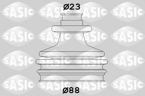 SASIC 2003412 Bellow Kit, drive shaft