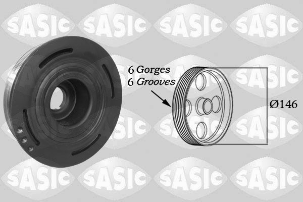 SASIC 2154013 Belt Pulley, crankshaft