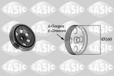 Belt Pulley, crankshaft SASIC 2156053