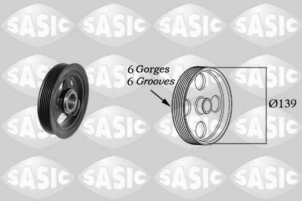 SASIC 2156064 Belt Pulley, crankshaft